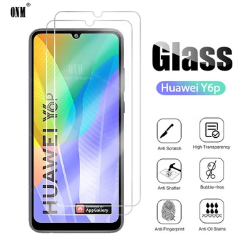 3 Gabalus Y6P Grūdintas Stiklas Huawei Y6p Ekrano apsaugos Huawei Y6p 6.3 Apsauginės Stiklo Plėvelės