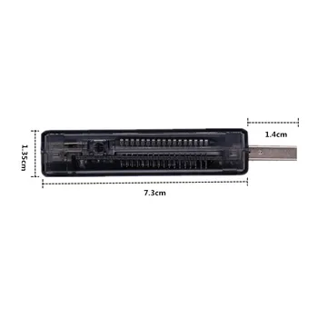 3 in 1 USB Testeris DC Voltmeter 4V~20V Voltas Metrui Įkroviklio Talpa Rodiklis, Ekranas Mobiliojo Baterija Detektorius 15% nuolaida