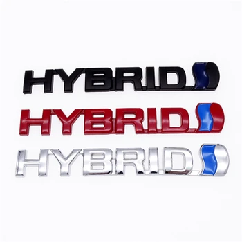 3 Stilius 3D HIBRIDINIŲ Automobilių Logo Lipdukus Refitting Metalo Logotipas Ženklelis Decal Auto Reikmenys 