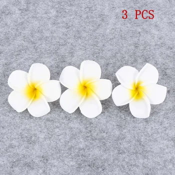 3 vnt Havajai Modeliavimas Gėlių Plaukų Įrašą Kietas Kiaušinis Gėlių Šukuosena Paplūdimio Vestuves Plaukų Aksesuarai
