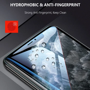3 VNT Hidrogelio Kino Screen Protector, iPhone 11Pro XS Max X 8 7 6 Plus Soft Ekrano Apsaugos Hidrogelio Filmas 