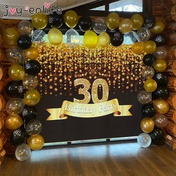 30 40 50 60 metų Gimtadienio Dekoracijas Suaugusiųjų Latekso Skaičius Balionas Konfeti Baloons 30 40 50-mečio proga Šalies Globos
