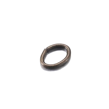 300pcs/daug 7*5 mm, Ovalo formos Split Ring Šuolis Žiedai Jungtis Atidaryti Metalo Žiedų Link Kilpos Apyrankės Karoliai Reikmenys, Papuošalai, 