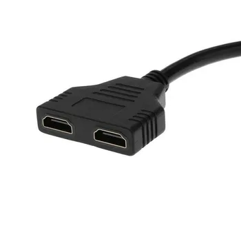 30cm HDMI Splitter 1 Įvesties Vyrų ir 2 Moterų Išėjimo Uosto Kabelio Adapteris Keitiklis 1080P DVD HDTV Xbox PS3, PS4 Žaidimų Video
