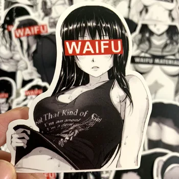 30PCS Anime Seksualių Merginų Waifu Hentai Lipdukai 