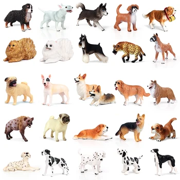 33 Stilių Veiksmo ir Žaislai Pav Mažas Mini Šeimos Gyvūnų Mielas šunelis Modelis Kolekcionuojamos Lėlės Skaičius Vaikas Vaikų Dovanų
