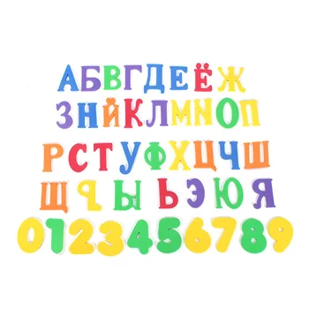 33pcs rusų abėcėlė Vonia Įspūdį Minkštas EVA Numeriai Vaikams, Kūdikių Žaislų Anksti Švietimo Žaislas Įrankis Vonios Žaislas