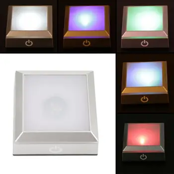 360 Laipsnių Aukštos Kokybės, Spalvinga Keturių Tipų LED Šviesos Stendas Bazės