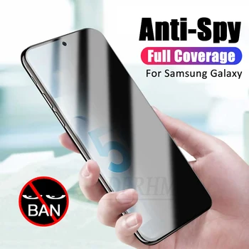 3D Anti-Spy Grūdintas Stiklas Samsung Galaxy A10 A20 A30 A40 A50 A70 A30S A50S tamsinti Stiklai Galaxy A51A71 A41 A21 A31 A01