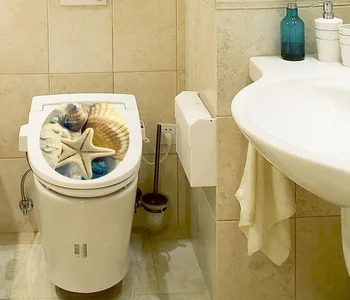 3D Atspausdintas Vaizdas Tualeto Sienos Lipdukas, Decal, Freskos Meninis Dekoras Apdailos Vonios kambarys WC Pjedestalo Pan Padengti Tualeto Kėdė Komoda Lipdukas