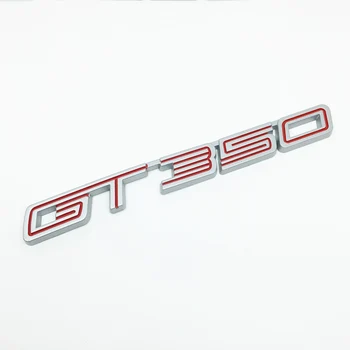 3D Automobilių Lipdukai Metalo GT350 GT 350 logotipą, automobilių stilius Ženklelis Emblema Uodega Decal Ford 15-16 Mustang Shelby Automobilių Reikmenys