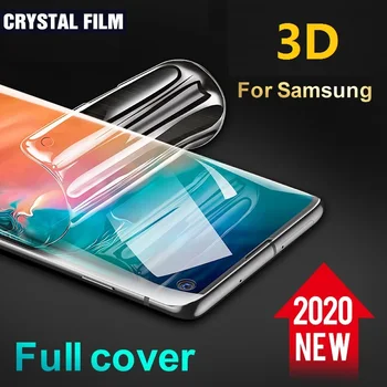 3D Full Screen Protector for Samsung S20 Ultra Plus Apsauginė Plėvelė Samsung S10 S8 S9 Plus (Ne Stiklo) Screen Protector Folija