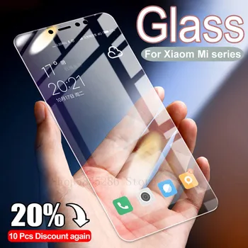 3D Grūdintas Stiklas Xiaomi Mi 5 5S Plius 5X 6X 6 A1 A2 Lite Screen Protector Apie Mp 8 SE Lite Pocophone F1 Apsauginės Stiklo Plėvelės