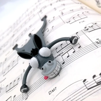 3D Kūrybos PVC Medžiagos, Stereo Animacinių filmų Žymeklis Gyvūnų Stiliaus Žymos Cute Kačių Juokinga Studentų Mokyklos Raštinės Vaikų Dovanų