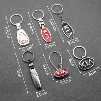 3D Metalo Automobilių Stilius Keychains Key Chain Klavišą Žiedai KIA rio ceed sportage sorento k2 k3 k4 k5 k6 siela Sorento Automobilių Reikmenys