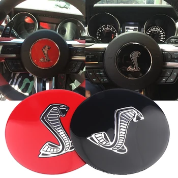 3D Metalo Vairo 85mm Varantys Shelby Cobra Logotipas, Emblema Lipdukas Automobilio Stilius 