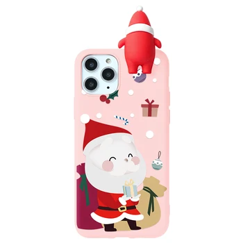 3D Mielas Animacinių filmų Kalėdų Lėlės Telefoną Atveju Xiaomi Redmi 9 Pastaba Pro Max 9S 8T 5 6 7 8 Pro 