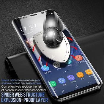 3D Minkšti Nano Kino Screen Protector For Samsung Galaxy S8 S9 Plus Apsauginė Plėvelė Samsung S7 S6 Krašto Aišku, Filmas Ne Stiklo