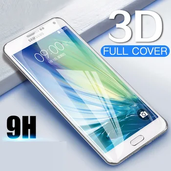 3D Minkšti viso Padengti Apsaugine Plėvele Samsung Galaxy A3 A5 A7 2016 2017 j3 skyrius J5 S9 Plus Screen Protector Hidrogelio Filmas Ne Stiklo
