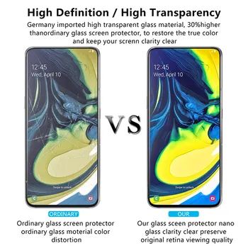 3D Pilnas draudimas Stiklo Samsung Galaxy A90 A80 A70 A60 A40 A50 A40 A30 A90 5G Grūdintas Stiklas Case For Samsung Galaxy M30 M20 M10