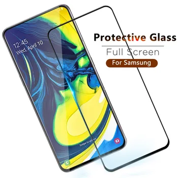 3D Pilnas draudimas Stiklo Samsung Galaxy A90 A80 A70 A60 A40 A50 A40 A30 A90 5G Grūdintas Stiklas Case For Samsung Galaxy M30 M20 M10