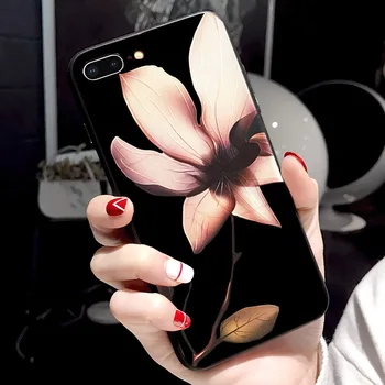 3D Reljefo Gėlių Telefoną Atveju Huawei P Smart 2020 Atveju Įspausti TPU Silicio Padengti 