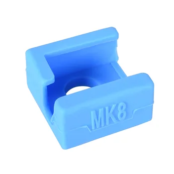 3D Spausdintuvas Dalys MK8 Silikono Kojinių Apsauginį Dangtelį, Šildomos Blokuoti J-galvos Hotend MK8 Ekstruderiu Antgalis Šildytuvo Blokas MK7/MK9