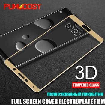 3D Visiškai Padengti Grūdinto Stiklo Huawei Mate 9 Mate 10 Lite P10 Ekrano apsaugos Huawei Mate 9 Mate 10 Pro apsaugos Stiklo