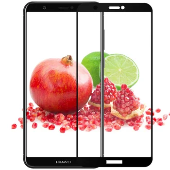 3D Visiškai Padengti Grūdinto Stiklo Huawei P Smart Dual SIM Ekrano apsaugos Huawei P Smart PAV-LX1 Apsauginės Plėvelės Psmart