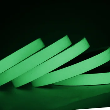 3M/Roll Žalios Šviesos Juostos, lipnios Švyti Tamsoje Saugos Etape Ryškus Įspėjamoji Juosta Fosforescuojančiomis Šviesos Perspėjimas