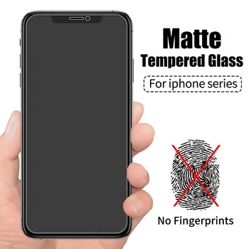 3PC Visiškai Matinis Matinis Grūdintas Stiklas IPhone 12 Pro Max Mini Ekrano Apsaugos IPhone 11 Pro XS Max XR X 8 7 6 Plius SE20