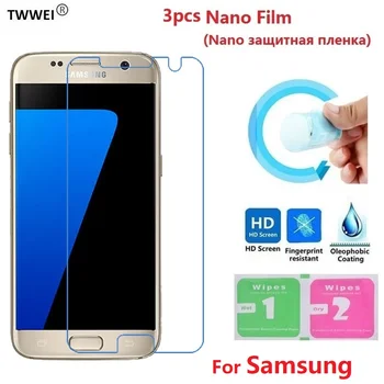 3pcs Apsaugine Plėvele ant Samsung Galaxy S6 S7 S5 S4 S3 Mini Samsung Note 5 4 3 Screen Protector, Plėvelės, Folijos (Ne Stiklo)