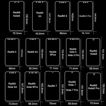 3Pcs Apsauginis Stiklas Xiaomi mi8 Redmi Pastaba 8 Pro 