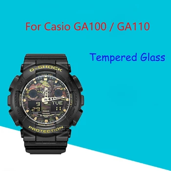 3Pcs/Daug Casio GA100 GA110 Žiūrėti Apsauginė Plėvelė Skaidri, skirtas Casio ga100/ 110 2.5 D 9H Grūdintas Stiklas Screen Protector