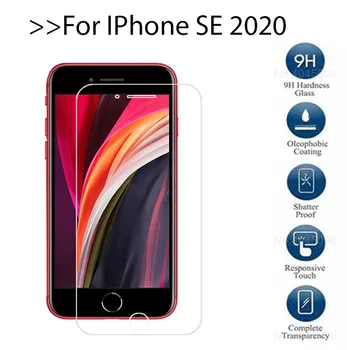 3pcs grūdintas stiklas apple iphone se 2020 apsauginis stiklas screen protector, iPhone, SE 2020 ip ifone se Apsauginės plėvelės