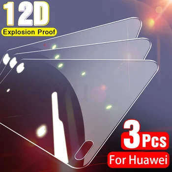 3Pcs Grūdintas Stiklas Huawei 30 P40 P20 Lite Pro P10 Plius P Smart 2019 Ekrano apsaugos Huawei Mate 30 20 10 Lite Stiklas