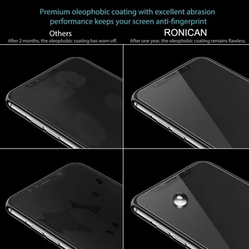 3Pcs Grūdintas Stiklas iPhone 6 6s 7 8 Plius 5 5s 5c SE Ekrano Apsauginė Plėvelė iPhone X XS Max XR 11Pro Max Stiklo Raštas