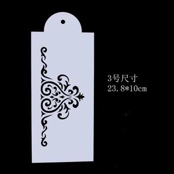 3Pcs/Set 31cm Gėlių Tekstūros 