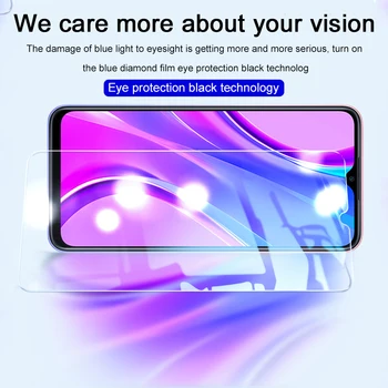 3Pcs Visiškai Padengti Stiklo Xiaomi Redmi Pastaba 8 7 9 Pro Max Screen Protector Filmas Redmi Pastaba 9s 5 Pro 5A 8T Grūdintas Stiklas
