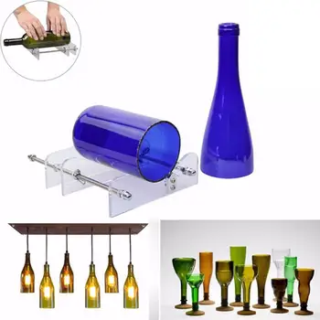 4 In1 Stiklo Butelis Pjovimo Staklių Komplektacija Vyno, Alaus, Šampano Butelius ir Stiklainius Pjovimo Įrankių Rinkinys vidaus Apdailos Juosta