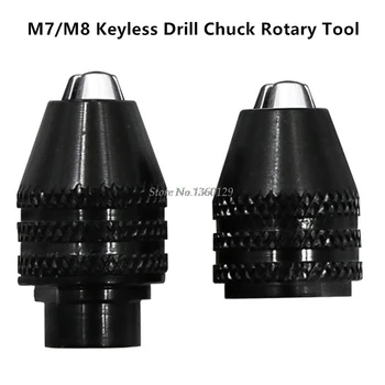 4 rūšių Įvairių Chuck Keyless Už Dremel Rotaciniai Įrankiai M7/M8 Keyless Grąžto Griebtuvai Adapteris Konverteris Universalus Mini Tvirtinimo