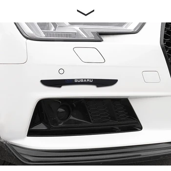 4 Vnt. Juodos spalvos Automobilio Šoninių Durelių Krašto Anti-Susidūrimo Juostelės Apdaila Reikmenys Subaru Impreza Forester Tribeca XV BRZ