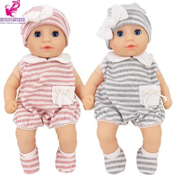 40cm reborn Baby Doll drabužius, kojines, kepurę, nustatyti 38 cm) Nenuco y su Hermanita lėlės drabužių priedai