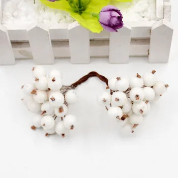 40heads Dirbtinių Vaisių Stiklo Uogos Stamen Pigūs Netikrą Gėlių Namų Vestuvių Dekoravimas 
