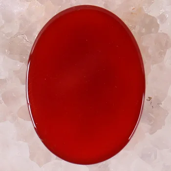 40x30MM Raudona Karneolio Akmuo, Ovalo formos Cabochon KABINA PERLAS Juvelyrikos Priėmimo 1PCS H088