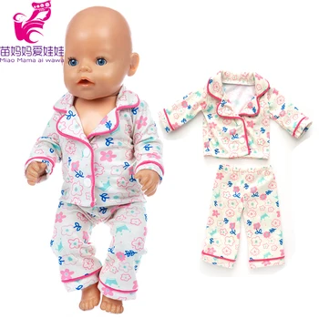 43 Cm Baby Doll Striukė, T-marškinėliai, Drabužiai, Kelnės, 18 Colių Mergina Lėlės Drabužiai, Paltai