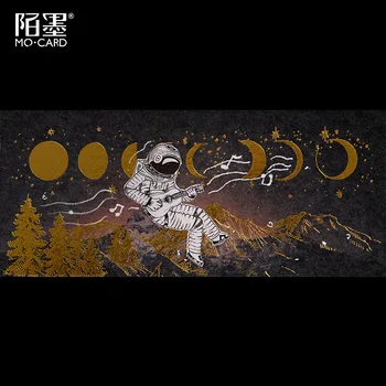 45pcs/set Animacinių filmų Astronautas Washi Popieriaus Raštinės reikmenys Lipdukas scenografija Už Scrapbooking Dienoraštis Albumą Leidinys