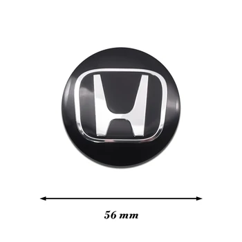 4pcs 56mm Automobilių Ratų Centras Hub Bžūp Ženklelis Logotipas, Emblema Decal Varantys Lipdukas Honda Mugen Power Civic Sutarimu CRV Hrv Džiazo Tilptų