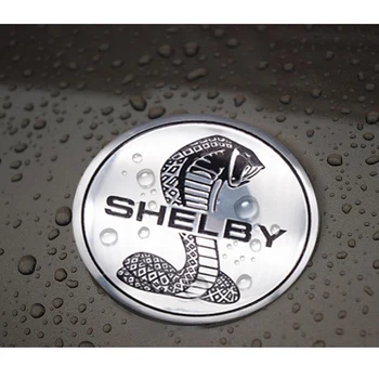 4pcs 56mm SHELBY gyvatė logotipas automobilio emblema Varantys Centras Hub Bžūp ženklelis lipduką 