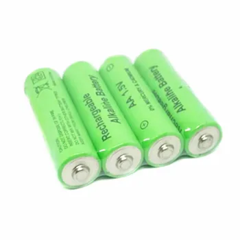 4pcs/daug Naujos Prekės AA įkraunamos baterijos 3000mah 1,5 V Naujus Šarminis Įkrovimo batery led šviesos žaislas, mp3 Nemokamas pristatymas